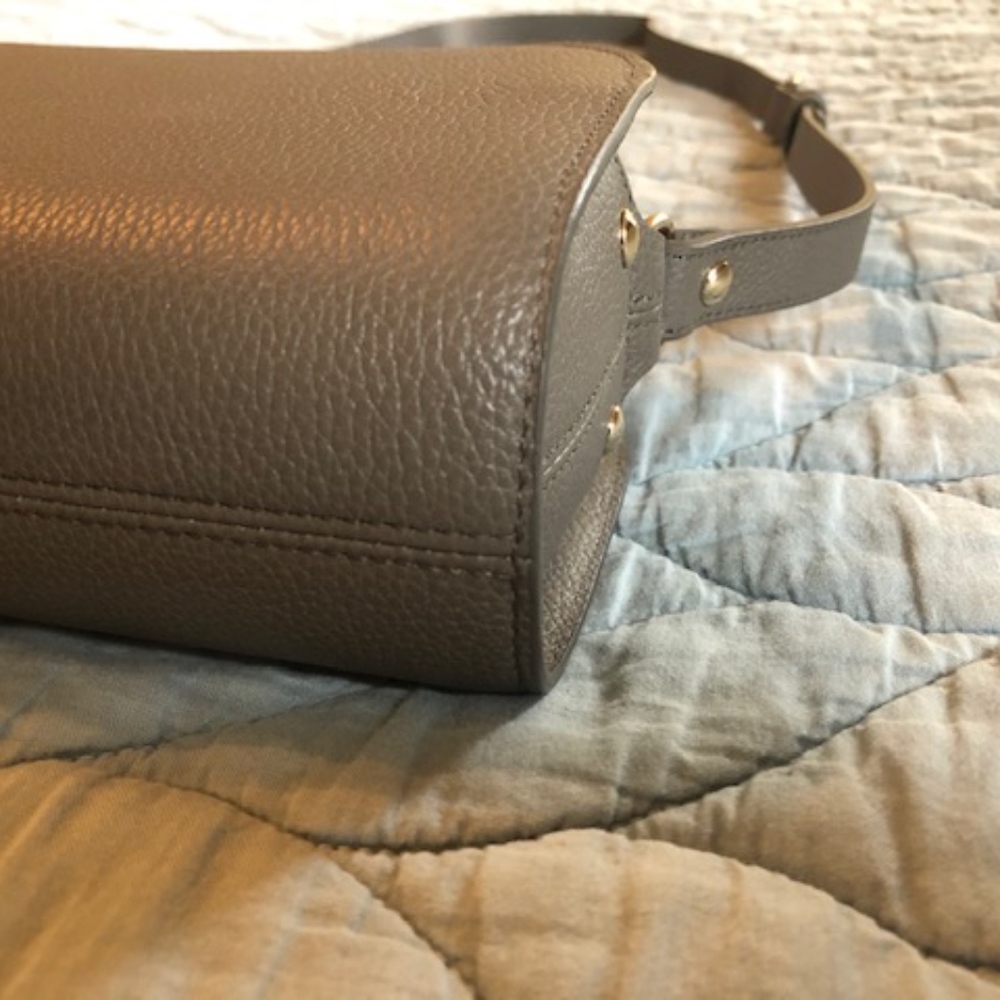 APC Demi Lune (Half Moon Bag) Grained Leather - Grey - Picture 5 of 13